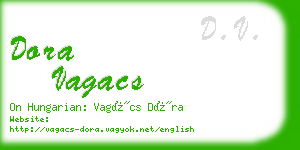 dora vagacs business card